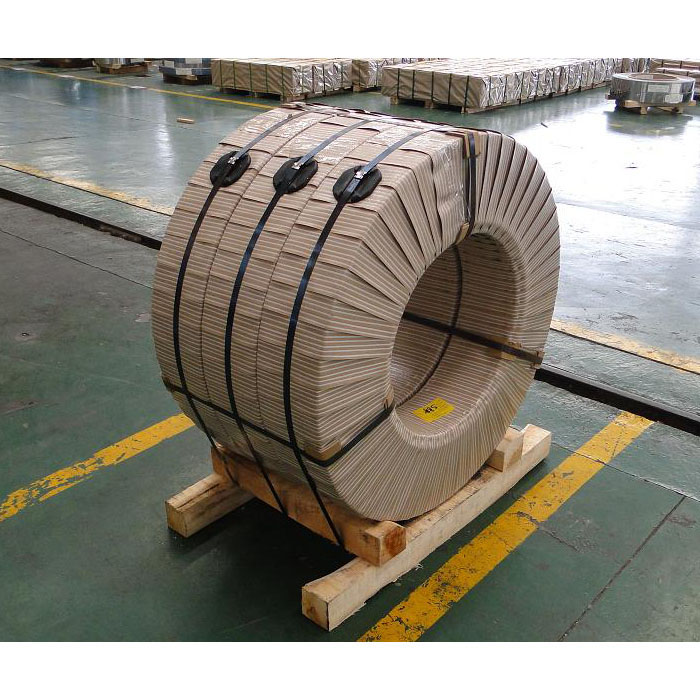 Correlation of physical properties of stainless steel strip with temperature